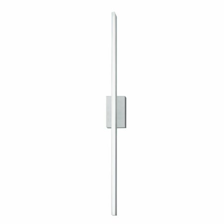 NORWELL Ava LED Wall Sconce - Brushed Aluminum 9742-BA-MA